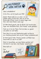 Vorschau - Arbeitsblätter - Der Bücherdieb - Fall lösen 1 - 4.Klasse - Seite 1