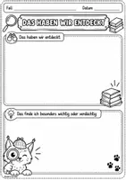 Vorschau - Arbeitsblätter - Der Bücherdieb - Fall lösen 1 - 4.Klasse - Seite 2