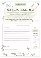 Vorschau - Prüfungsvorbereitung - Lernstandstest Briefe schreiben - Seite 2