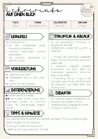 Vorschau - Mal- und Bastelvorlagen - Leporello zu Prepositions of Place - Seite 1