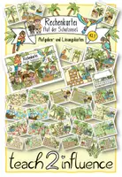 Vorschau - Unterrichtsreihen - Rechenkartei - Auf der Schatzinsel 1. Klasse - Deckblatt