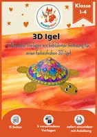 Vorschau - Arbeitsblätter - 3D Igel basteln Herbst Grundschule Klasse 1–4 | Mandala Bastelvorlagen - Deckblatt