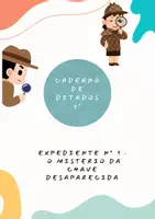 Vista previa - Unidades / Secuencias / Situaciones de Aprendizaje - 3º CADERNO DITADOS DETECTIVES 1º trimestre - Portada