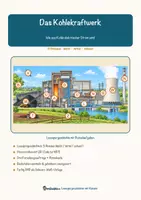 Vorschau - Arbeitsblätter - Das Kohlekraftwerk – Lesespurgeschichte mit Rätselaufgaben (Klasse 9) - Seite 1