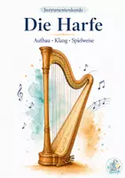 Vorschau - Arbeitsblätter - Die Harfe – Aufbau, Klang, Spielweise und Hörbeispiele - Deckblatt