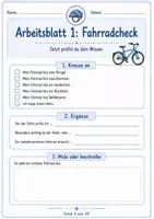 Vorschau - Arbeitsblätter - Fit für die Fahrradprüfung – Verkehrserziehung Klasse 3/4 - Seite 3