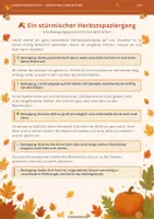 Vorschau - Spiele - 🍂 Ein stürmischer Herbstspaziergang Eine Bewegungsgeschichte zum Mitmachen - Deckblatt