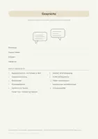 Vorschau - Fördermaterial/Inklusion - Gesprächs-Set – 12 Vorlagen für Elterngespräch, Förderplan und Runder Tisch - Seite 1