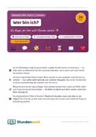 Vorschau - Unterrichtsreihen - Wer bin ich Reihenplanung Klasse 5 6 - Deckblatt