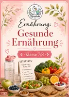 Vorschau - Arbeitsblätter - Ernährung: Gesunde Ernährung – Arbeitsblatt mit Lösung | Klasse 7/8 - Deckblatt