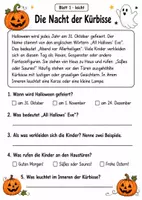 Vorschau - Arbeitsblätter - Halloween Materialpaket Deutsch für die Grundschule - Seite 2