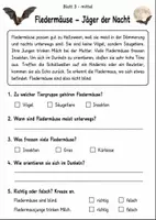 Vorschau - Arbeitsblätter - Schaurig schlau – Halloween-Sachtexte mit Leseverständnis - Seite 3
