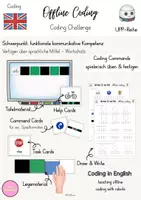 Vorschau - Arbeitsblätter - Coding in English - Coding Challenge - Deckblatt