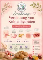 Vorschau - Arbeitsblätter - Ernährung: Verdauung von Kohlenhydraten – Arbeitsblatt mit Lösung | Berufliche Bildung - Deckblatt