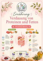 Vorschau - Arbeitsblätter - Ernährung: Verdauung von Proteinen & Fetten – Arbeitsblatt mit Lösung | Berufliche Bildung - Deckblatt