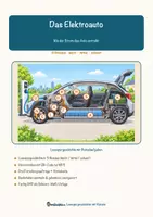Vorschau - Arbeitsblätter - Das Elektroauto – Lesespurgeschichte mit Rätselaufgaben (Klasse 9) - Seite 1