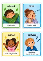 Vorschau - Fördermaterial/Inklusion - Feelings Flash Cards Englisch - Seite 2