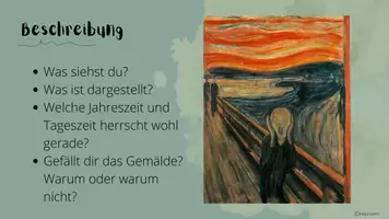 Vorschau - Mal- und Bastelvorlagen - Edvard Munch: Der (Freuden)Schrei - Kunstprojekt Klasse 5-7 - Seite 2