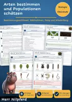 Vorschau - Arbeitsblätter - Ökologie: Freilandpraktikum: Arten bestimmen, Populationen schätzen (Biologie Oberstufe) - Deckblatt