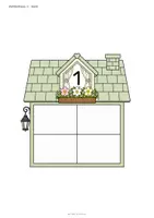 Vorschau - Präsentationen/Tafelbilder - Zahlenhäuser 1-10 Tafelmaterial Legematerial Zahlenraum 10 - Seite 2