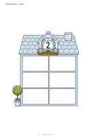 Vorschau - Präsentationen/Tafelbilder - Zahlenhäuser 1-10 Tafelmaterial Legematerial Zahlenraum 10 - Seite 3