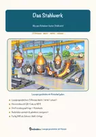 Vorschau - Arbeitsblätter - Das Stahlwerk – Lesespurgeschichte mit Rätselaufgaben (Klasse 9) - Seite 1