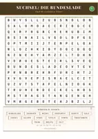 Vorschau - Arbeitsblätter - Suchsel: Die Bundeslade | Religion Klasse 5-6 - Deckblatt