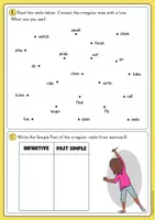 Vorschau - Arbeitsblätter - Irregular Verbs - Unregelmäßige Verben Englisch – Simple Past Arbeitsblätter für Klasse 5 und Klasse 6 - Seite 3