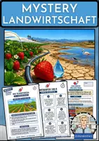 Vorschau - Arbeitsblätter - Mystery Erdkunde - 5er-Paket zu Landwirtschaft, Rohstoffen, Klimawandel & Hochwasser - Klasse 5-10 - Seite 1