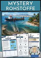 Vorschau - Spiele - Erdkunde Mystery - Rohstoffe - Klasse 9/10 - Deckblatt