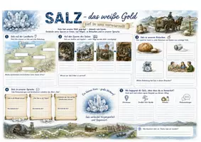 Vorschau - Arbeitsblätter - Kochsalz - Natriumchlorid - Salz - das weiße Gold - Speisesalz - Seite 1
