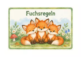 Vorschau - Poster - Fuchsklasse - Klassenregeln - Aushänge für Klassenregeln - Seite 2