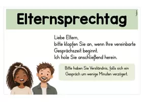 Vorschau - Poster - ELTERNSPRECHTAG - Schilder - Seite 3