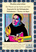 Vorschau - Stundenentwürfe - Drucklos unterrichten: Mensch auf der Suche nach Gott - Thomas von Aquin - Deckblatt