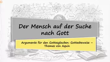 Vorschau - Stundenentwürfe - Drucklos unterrichten: Mensch auf der Suche nach Gott - Thomas von Aquin - Seite 3