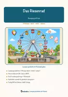 Vorschau - Arbeitsblätter - Das Riesenrad – Lesespurgeschichte mit Rätselaufgaben (Klasse 9) - Seite 1