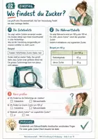 Vorschau - Stundenentwürfe - Versteckter Zucker: Zutatenliste & Nährwerttabelle lesen – Selbstlernheft mit 3 Niveaus + Lösungen - Seite 1