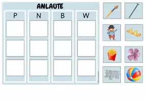 Vorschau - Stationenlernen - Anlaute Klettspiel - Seite 2