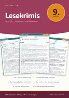 Vorschau - Arbeitsblätter - Lesekrimi Deutsch Klasse 9 mit Lösungen - Seite 1