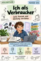 Vorschau - Arbeitsblätter - Ich als Verbraucher - GL 5/6 - Deckblatt