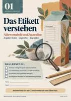 Vorschau - Stundenentwürfe - Lebensmittelkennzeichnung: Etikett, Nährwerttabelle & Allergene lesen – Selbstlernheft mit 3 Niveaus + Lösungen - Deckblatt