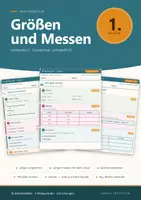 Vorschau - Arbeitsblätter - Größen und Messen Klasse 1 – Arbeitsblätter Mathe - Deckblatt