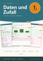 Vorschau - Arbeitsblätter - Daten und Zufall Klasse 1 – Arbeitsblätter Mathe - Deckblatt