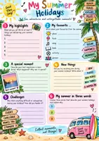 Vorschau - Arbeitsblätter - My summer holidays - Deckblatt
