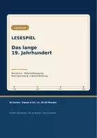 Vorschau - Spiele - Geschichte 19. Jahrhundert Unterrichtsmaterial – Lesespiel & Zeitstrahl (Klasse 7/8) - Seite 1