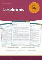 Vorschau - Arbeitsblätter - Lesekrimi Deutsch Klasse 5 mit Lösungen - Deckblatt