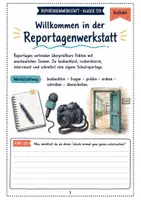 Vorschau - Unterrichtsreihen - Reportagen Klasse 7/8 | Unterrichtsreihe - Seite 1
