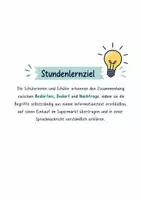Vorschau - Stundenentwürfe - Bedürfnis, Bedarf & Nachfrage | komplette Unterrichtsstunde Wirtschaft | Berufsvorbereitung | sprachsensibel - Deckblatt
