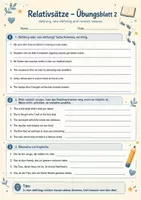 Vorschau - Arbeitsblätter - Wanyvo´s Lernspuren Orange Line 5 Unit 2 Relative Clauses - Seite 3