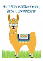Vorschau - Mal- und Bastelvorlagen - Kostenlos - Schulanfang Lamaklasse - Seite 2